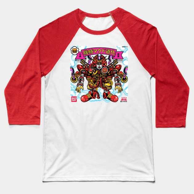 Mecha Ronarudo Baseball T-Shirt by 1shtar